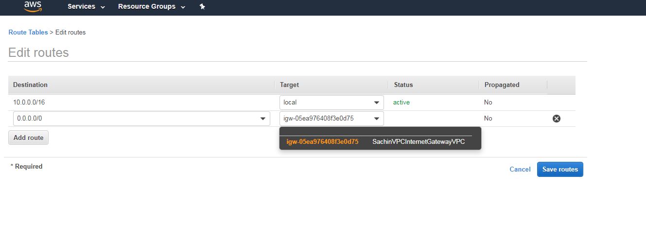 Routing Table Entries only